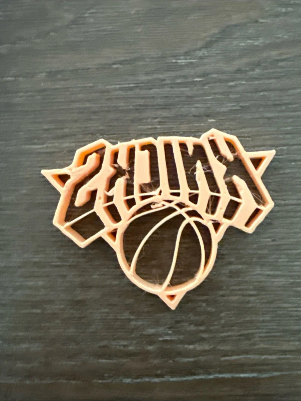 New York Knicks Logo Pin - Orange and Blue